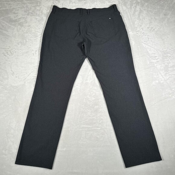 Travis Mathew Chino Pants Men Size 38 Gray 5-Pocket Comfort Straight W38 L31.5 - Picture 9 of 10
